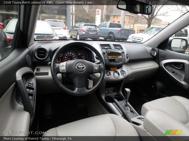 Classic Silver Metallic / Ash 2008 Toyota RAV4 Limited V6 4WD