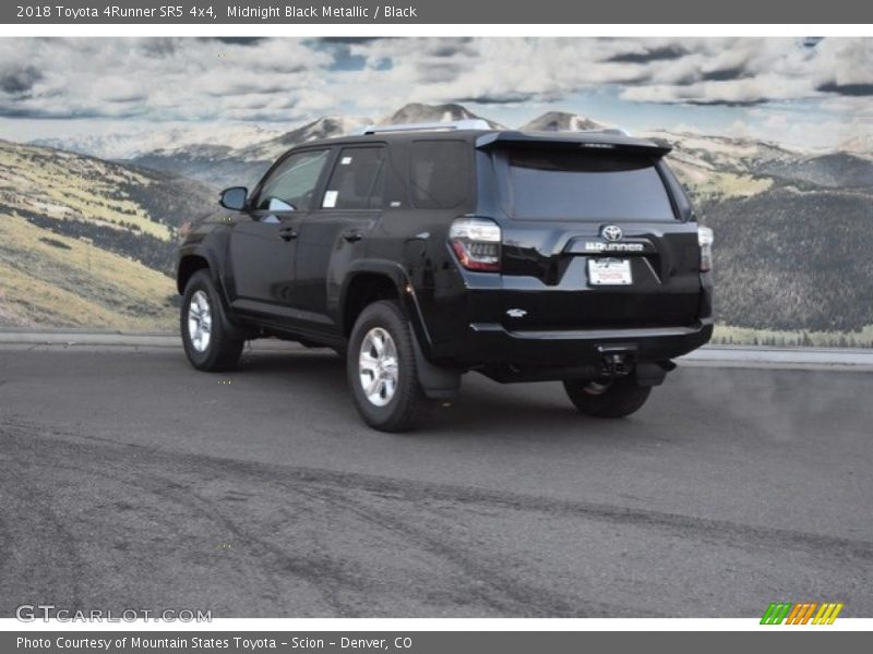 Midnight Black Metallic / Black 2018 Toyota 4Runner SR5 4x4