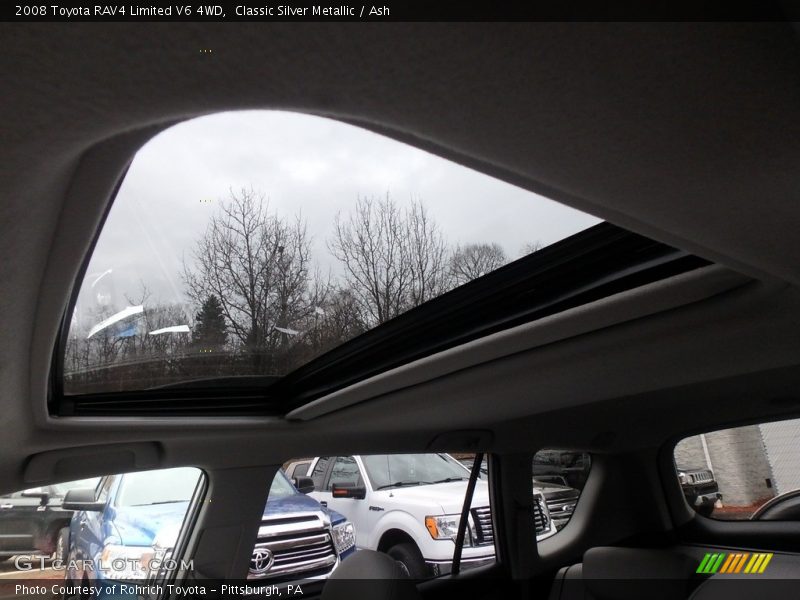 Classic Silver Metallic / Ash 2008 Toyota RAV4 Limited V6 4WD