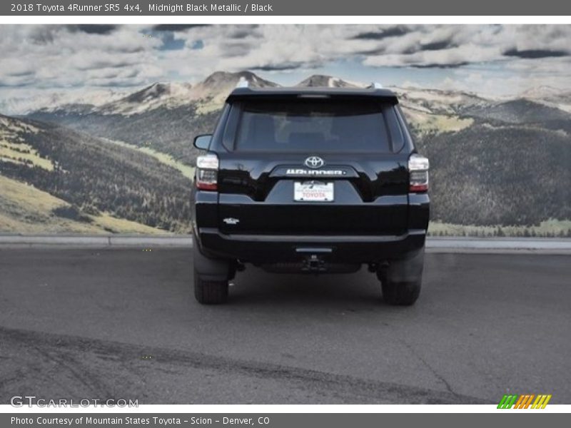 Midnight Black Metallic / Black 2018 Toyota 4Runner SR5 4x4
