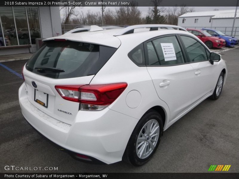 Crystal White Pearl / Ivory 2018 Subaru Impreza 2.0i Premium 5-Door