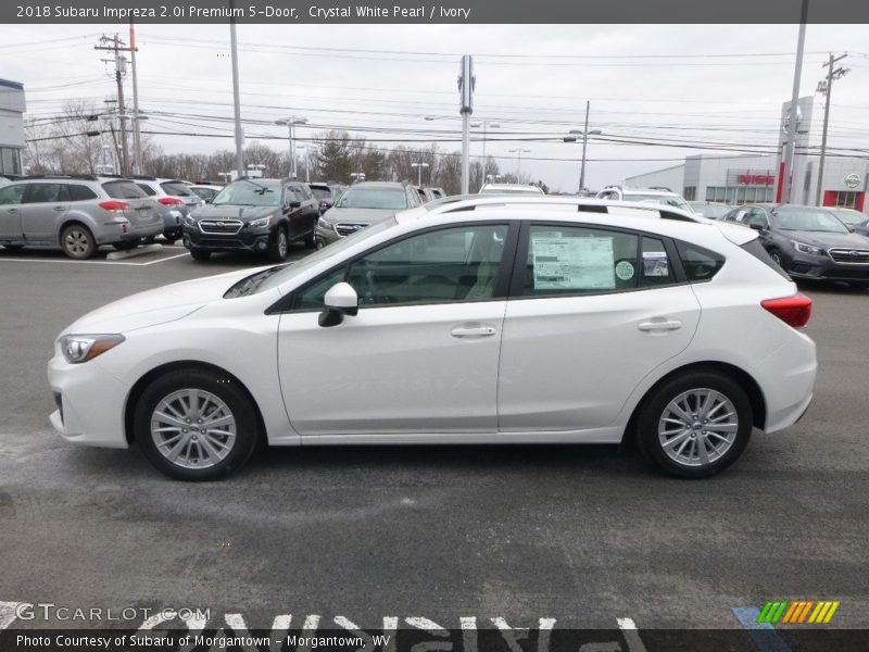 Crystal White Pearl / Ivory 2018 Subaru Impreza 2.0i Premium 5-Door