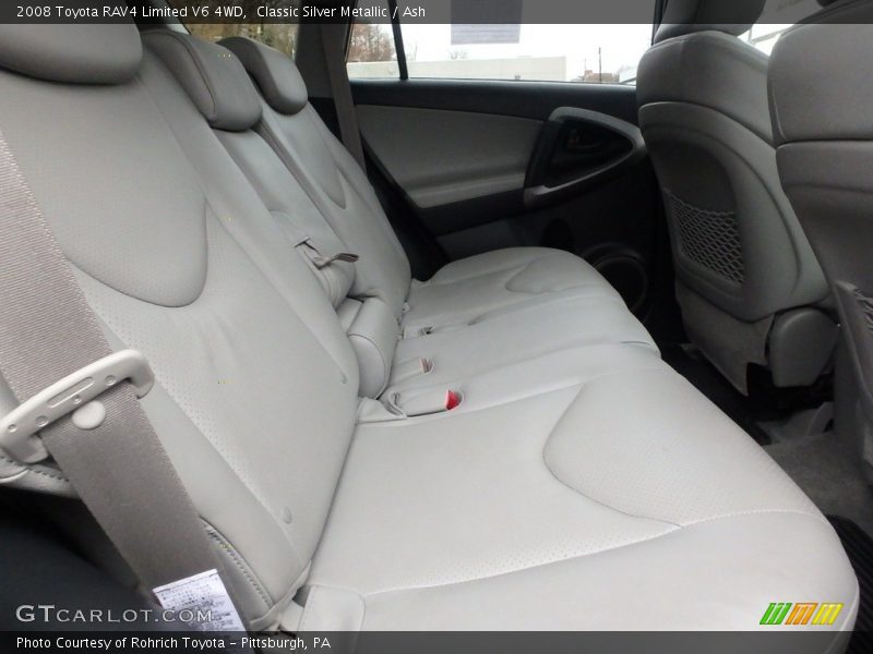 Classic Silver Metallic / Ash 2008 Toyota RAV4 Limited V6 4WD