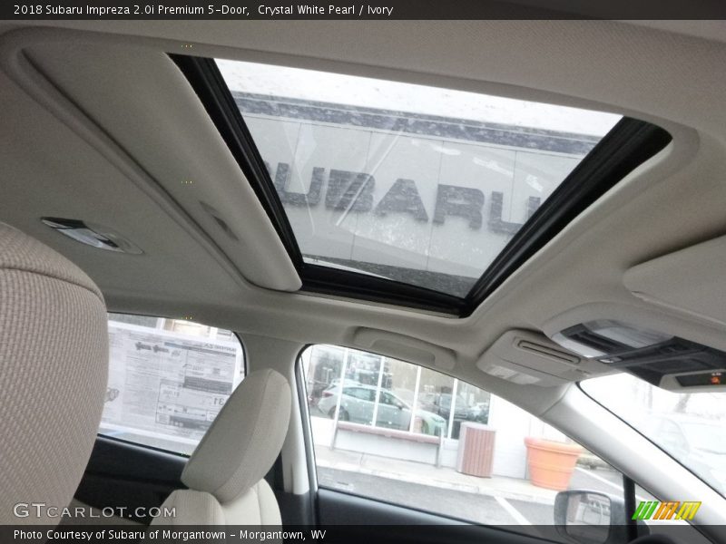 Crystal White Pearl / Ivory 2018 Subaru Impreza 2.0i Premium 5-Door