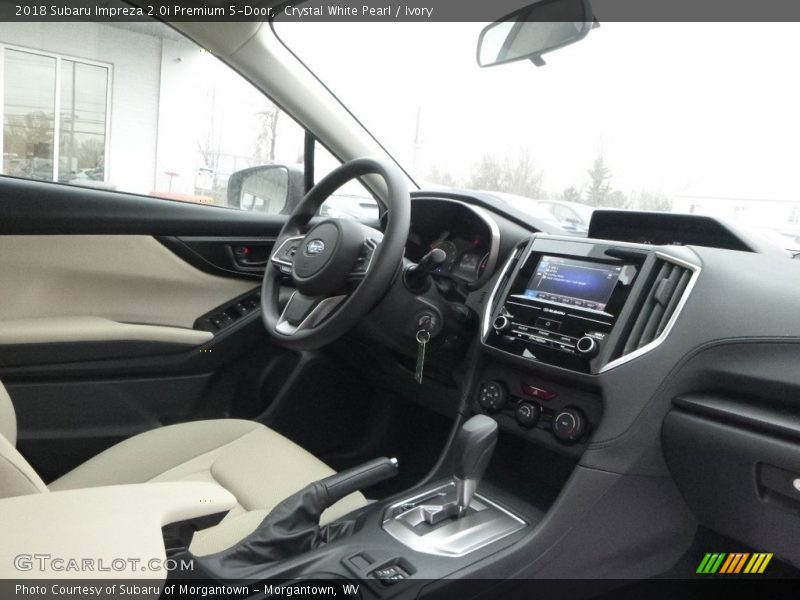 Crystal White Pearl / Ivory 2018 Subaru Impreza 2.0i Premium 5-Door