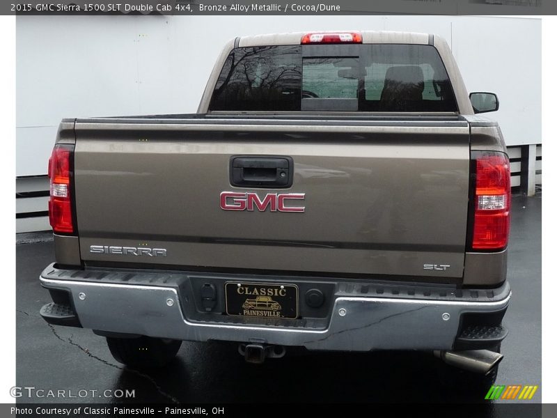 Bronze Alloy Metallic / Cocoa/Dune 2015 GMC Sierra 1500 SLT Double Cab 4x4