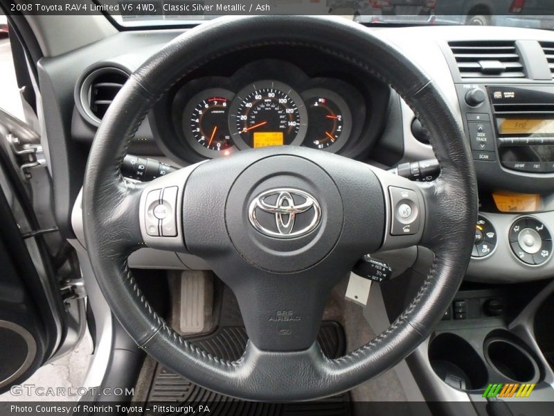 Classic Silver Metallic / Ash 2008 Toyota RAV4 Limited V6 4WD