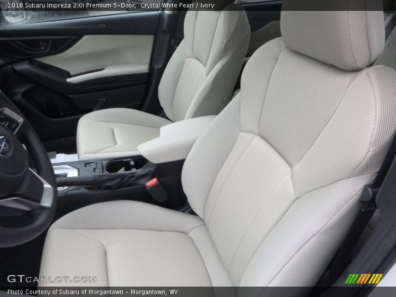 Crystal White Pearl / Ivory 2018 Subaru Impreza 2.0i Premium 5-Door