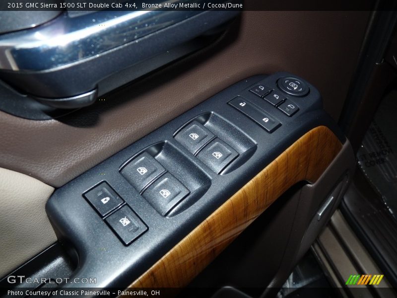 Bronze Alloy Metallic / Cocoa/Dune 2015 GMC Sierra 1500 SLT Double Cab 4x4