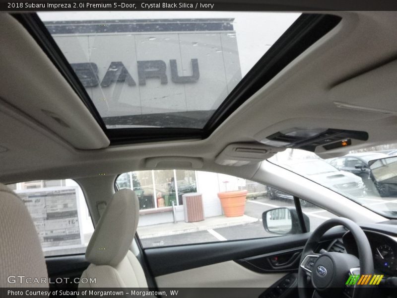 Crystal Black Silica / Ivory 2018 Subaru Impreza 2.0i Premium 5-Door