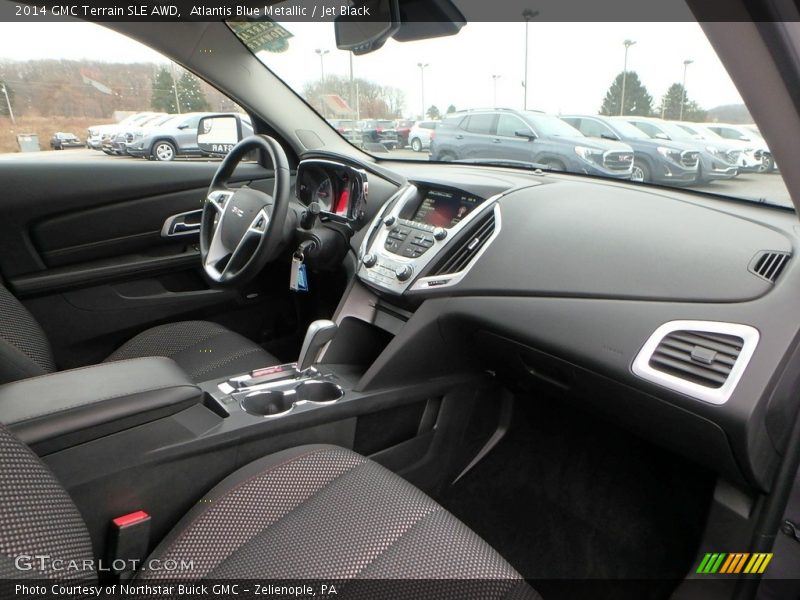 Atlantis Blue Metallic / Jet Black 2014 GMC Terrain SLE AWD