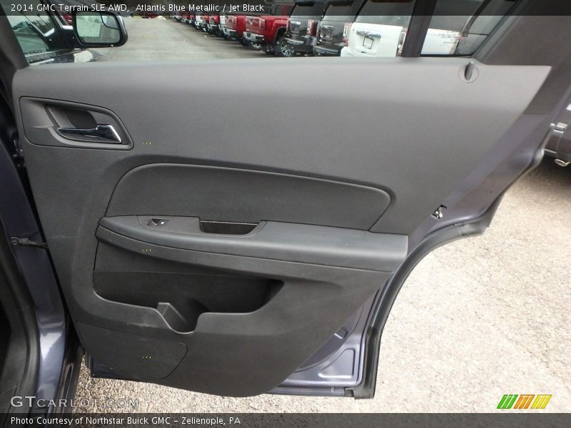 Atlantis Blue Metallic / Jet Black 2014 GMC Terrain SLE AWD