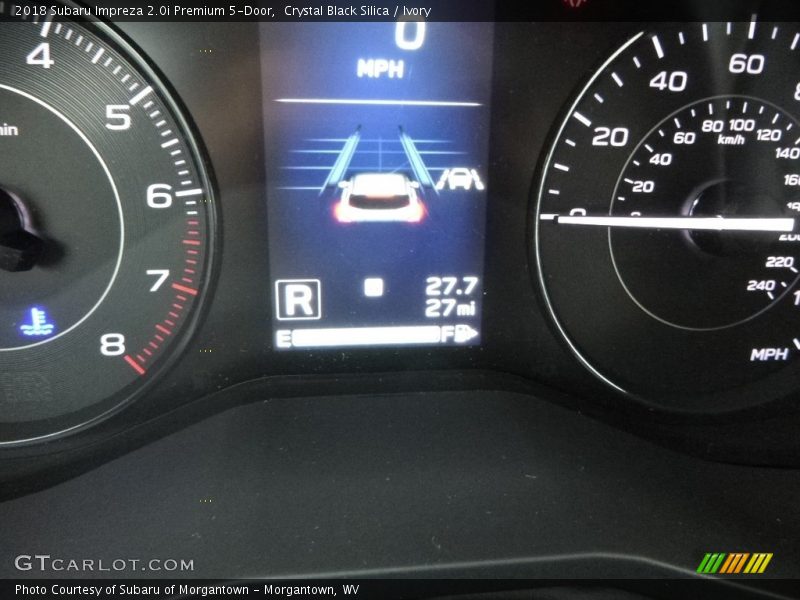Crystal Black Silica / Ivory 2018 Subaru Impreza 2.0i Premium 5-Door