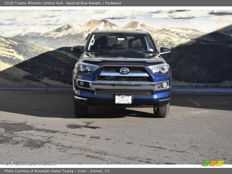 Nautical Blue Metallic / Redwood 2018 Toyota 4Runner Limited 4x4