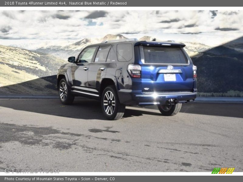 Nautical Blue Metallic / Redwood 2018 Toyota 4Runner Limited 4x4