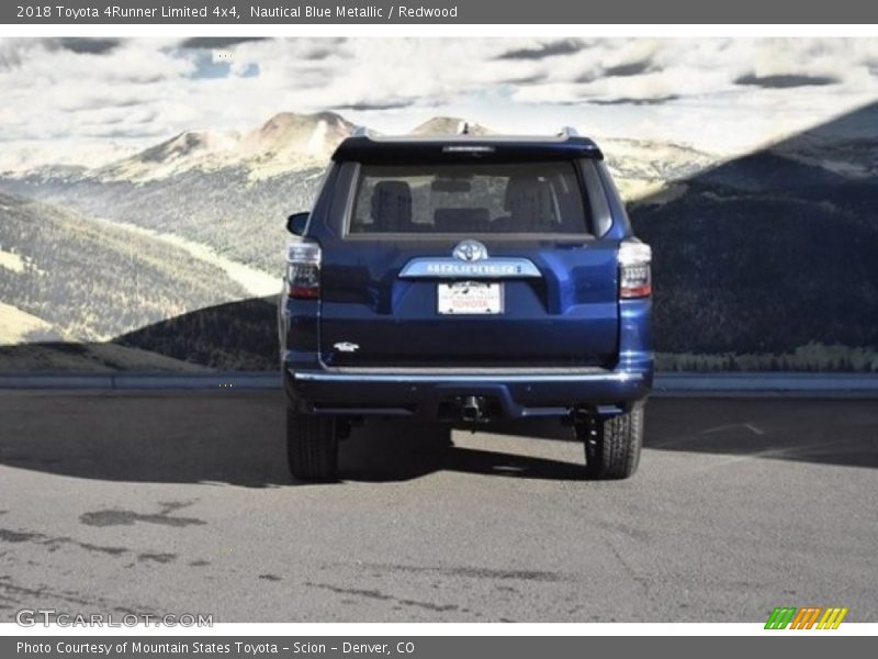 Nautical Blue Metallic / Redwood 2018 Toyota 4Runner Limited 4x4