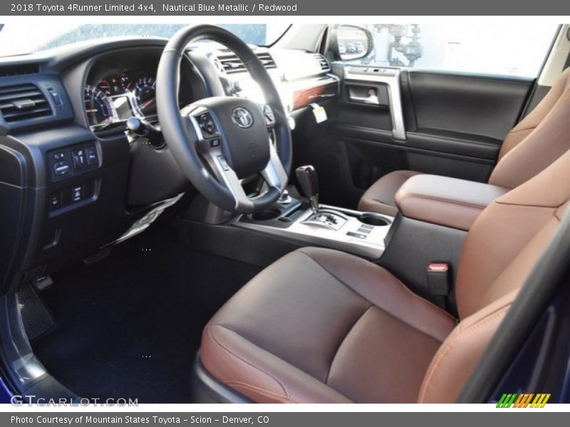 Nautical Blue Metallic / Redwood 2018 Toyota 4Runner Limited 4x4