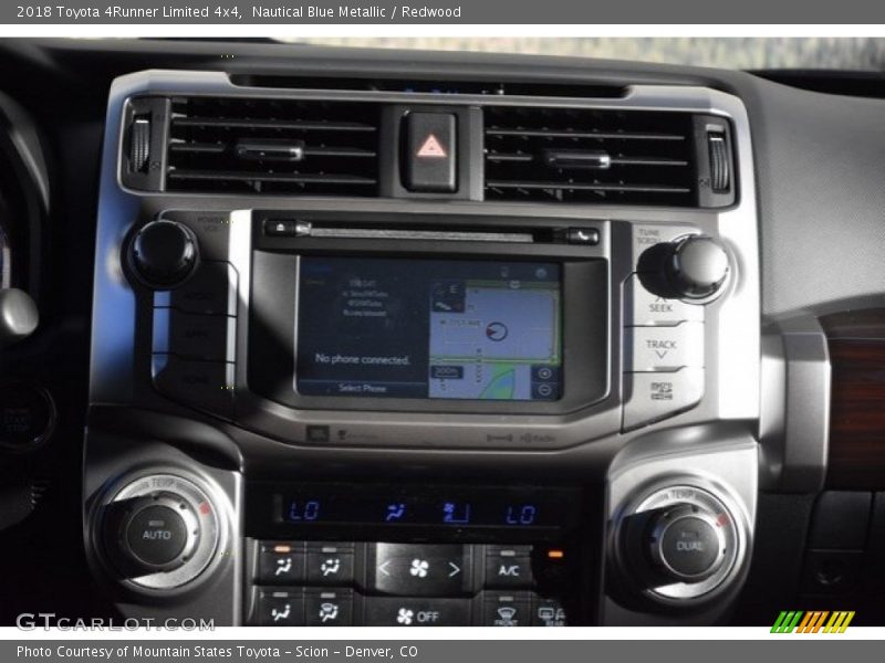 Nautical Blue Metallic / Redwood 2018 Toyota 4Runner Limited 4x4
