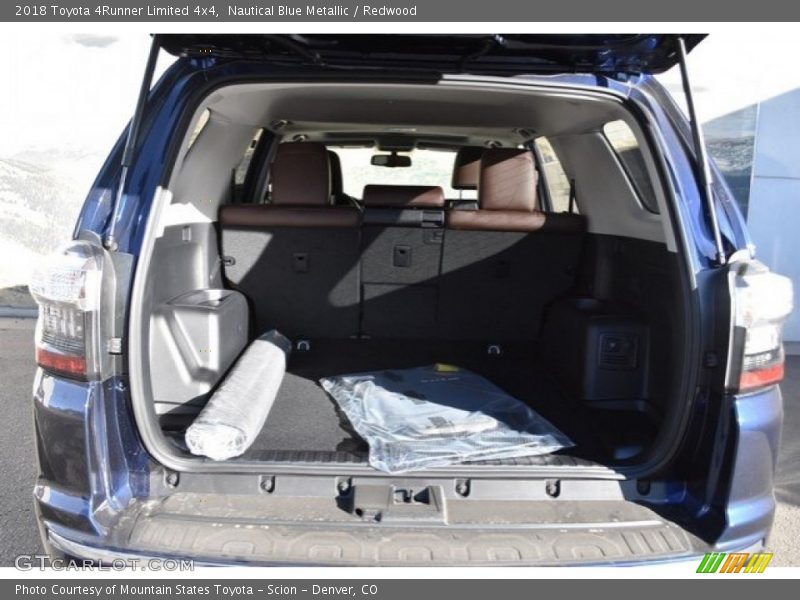 Nautical Blue Metallic / Redwood 2018 Toyota 4Runner Limited 4x4