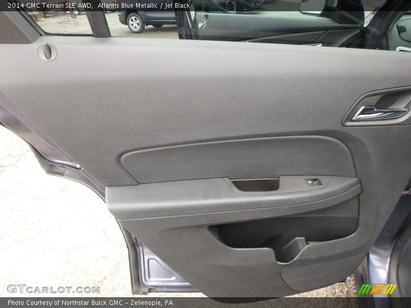 Atlantis Blue Metallic / Jet Black 2014 GMC Terrain SLE AWD