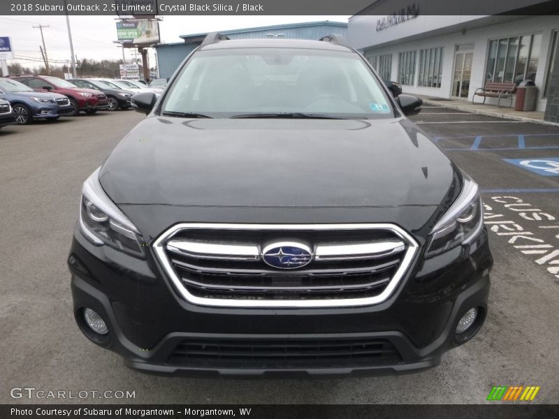 Crystal Black Silica / Black 2018 Subaru Outback 2.5i Limited