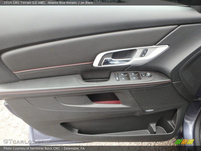 Atlantis Blue Metallic / Jet Black 2014 GMC Terrain SLE AWD