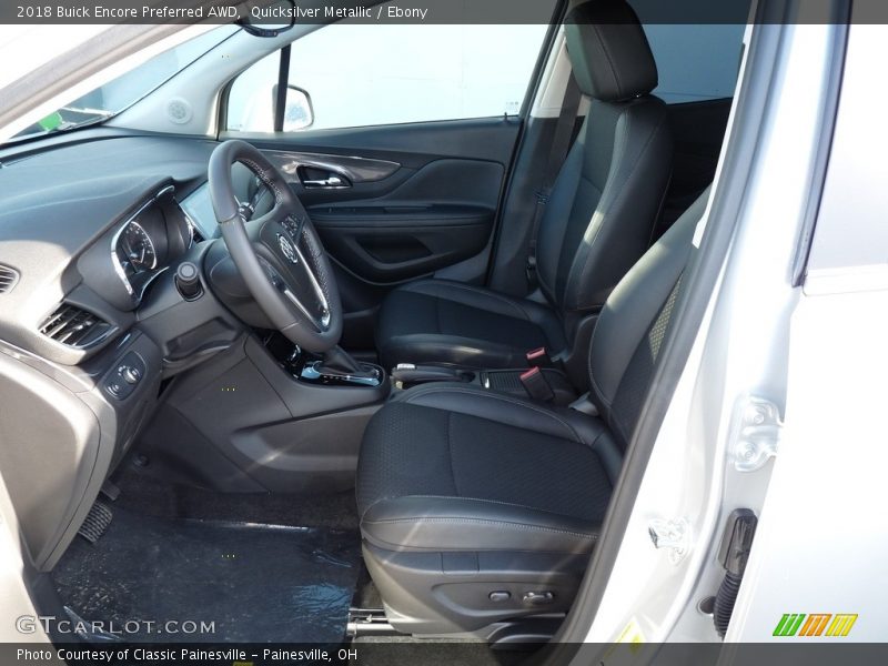 Quicksilver Metallic / Ebony 2018 Buick Encore Preferred AWD