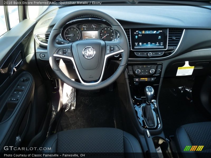 Quicksilver Metallic / Ebony 2018 Buick Encore Preferred AWD