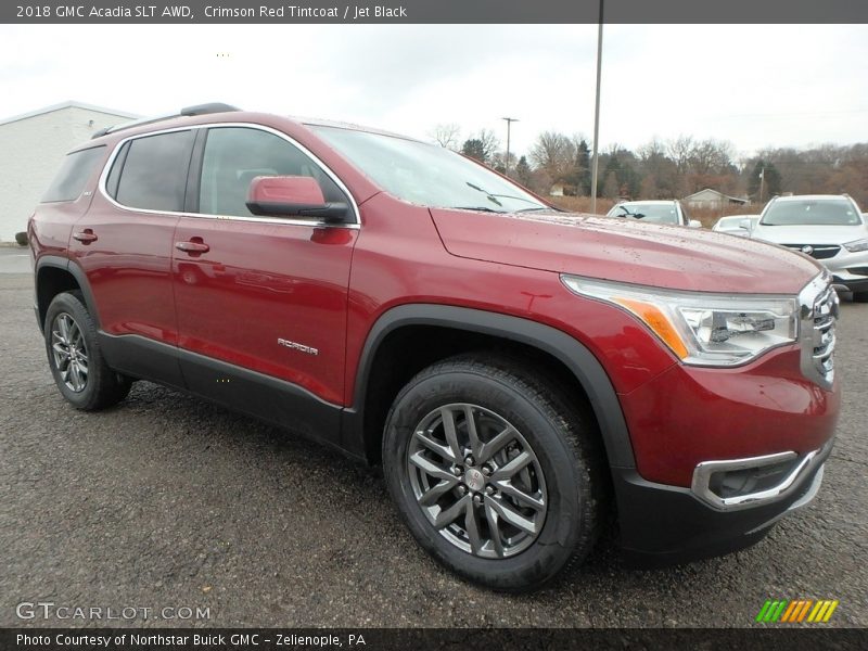 Crimson Red Tintcoat / Jet Black 2018 GMC Acadia SLT AWD