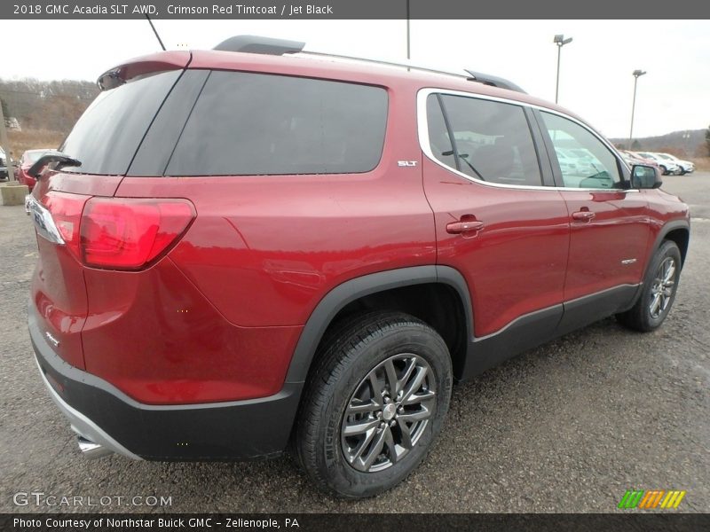 Crimson Red Tintcoat / Jet Black 2018 GMC Acadia SLT AWD