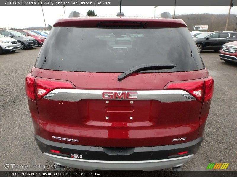 Crimson Red Tintcoat / Jet Black 2018 GMC Acadia SLT AWD