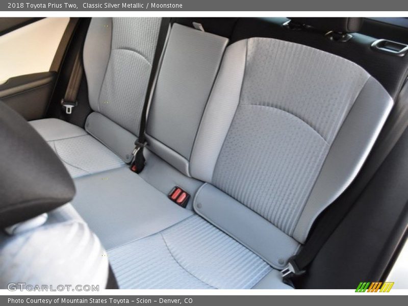 Rear Seat of 2018 Prius Two