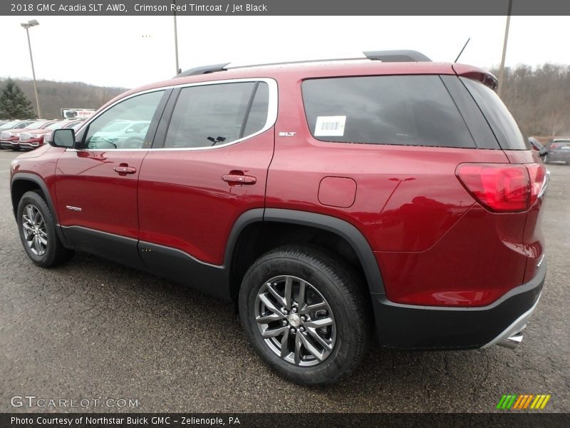 Crimson Red Tintcoat / Jet Black 2018 GMC Acadia SLT AWD