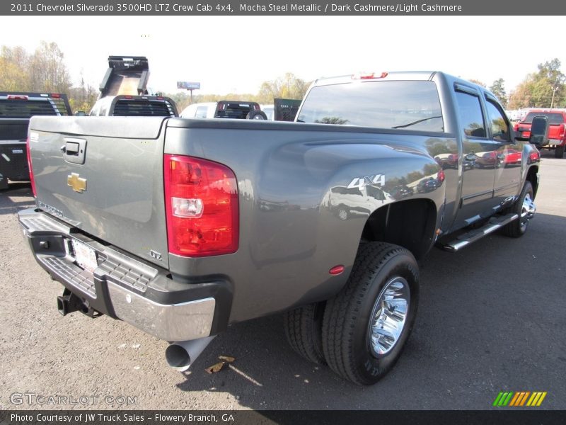 Mocha Steel Metallic / Dark Cashmere/Light Cashmere 2011 Chevrolet Silverado 3500HD LTZ Crew Cab 4x4