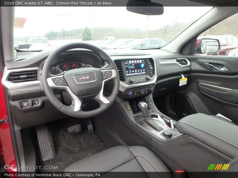 Crimson Red Tintcoat / Jet Black 2018 GMC Acadia SLT AWD