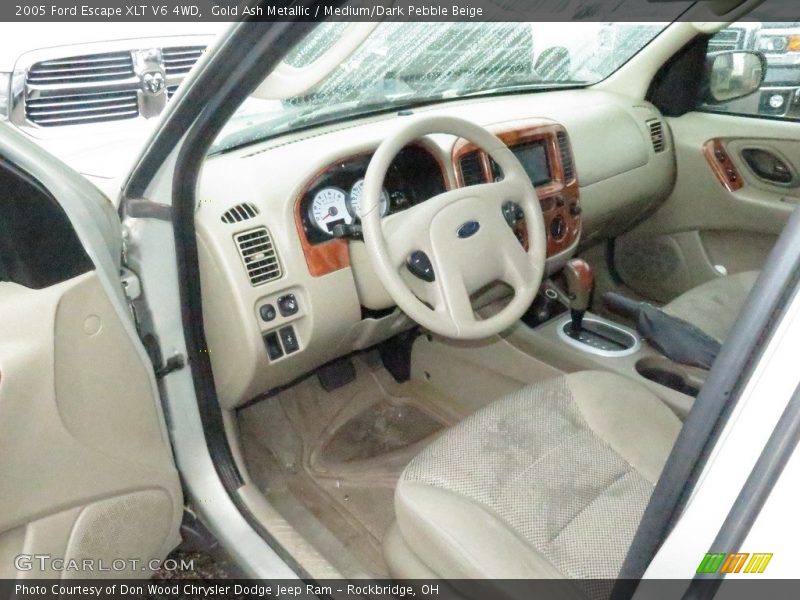 Gold Ash Metallic / Medium/Dark Pebble Beige 2005 Ford Escape XLT V6 4WD