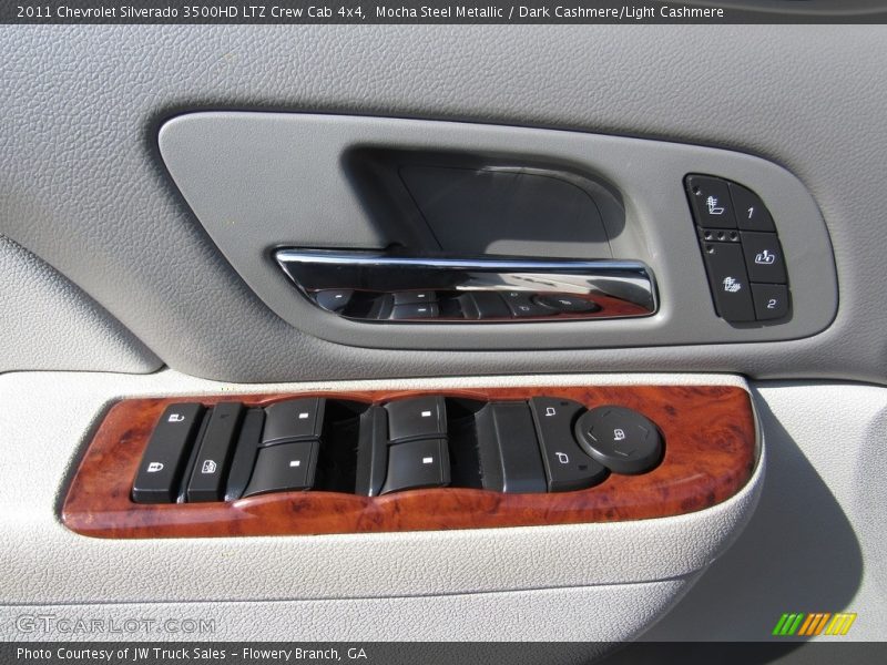 Mocha Steel Metallic / Dark Cashmere/Light Cashmere 2011 Chevrolet Silverado 3500HD LTZ Crew Cab 4x4