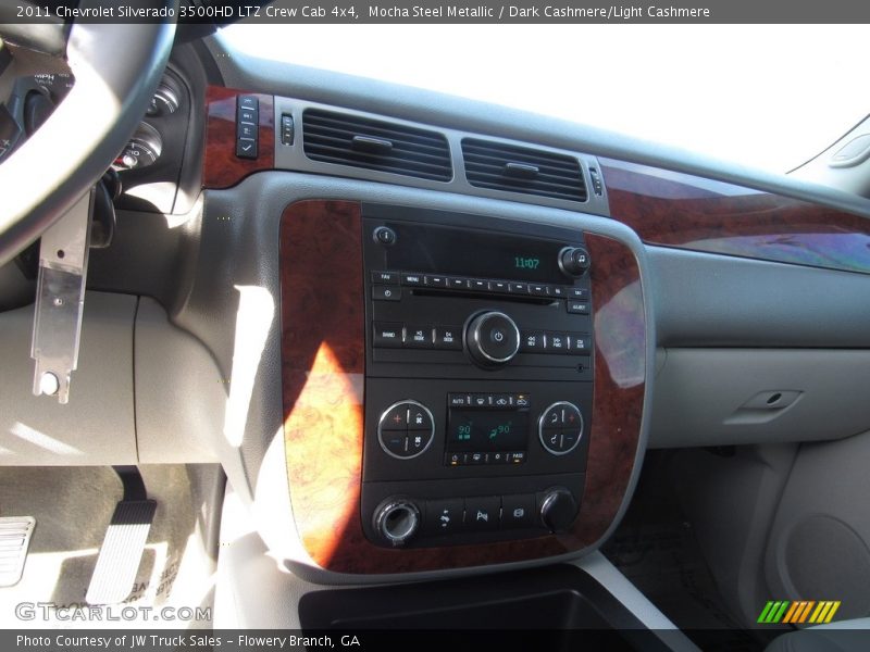 Mocha Steel Metallic / Dark Cashmere/Light Cashmere 2011 Chevrolet Silverado 3500HD LTZ Crew Cab 4x4