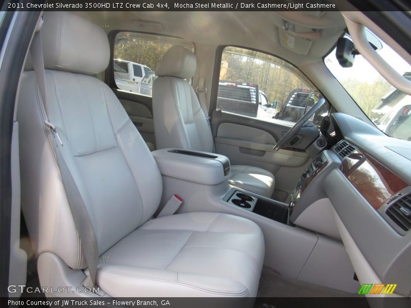 Mocha Steel Metallic / Dark Cashmere/Light Cashmere 2011 Chevrolet Silverado 3500HD LTZ Crew Cab 4x4