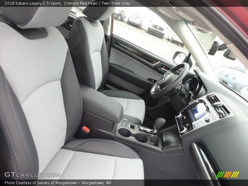 Crimson Red Pearl / Two-Tone Gray 2018 Subaru Legacy 2.5i Sport