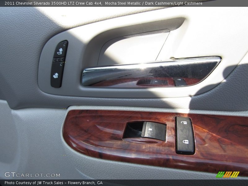 Mocha Steel Metallic / Dark Cashmere/Light Cashmere 2011 Chevrolet Silverado 3500HD LTZ Crew Cab 4x4