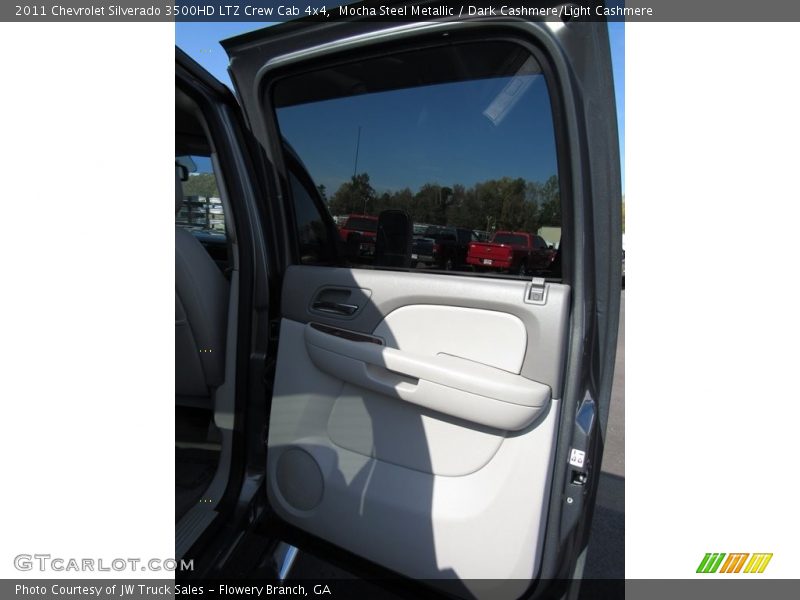 Mocha Steel Metallic / Dark Cashmere/Light Cashmere 2011 Chevrolet Silverado 3500HD LTZ Crew Cab 4x4