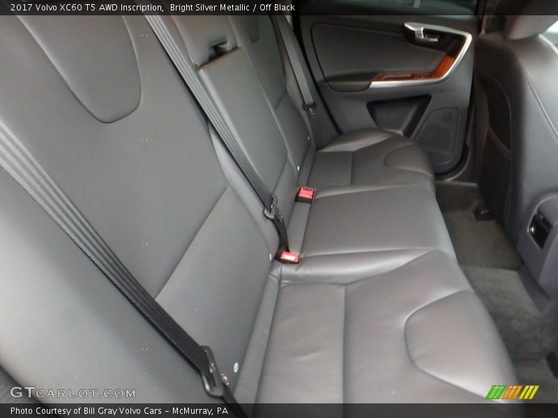Bright Silver Metallic / Off Black 2017 Volvo XC60 T5 AWD Inscription