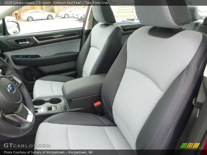 Crimson Red Pearl / Two-Tone Gray 2018 Subaru Legacy 2.5i Sport