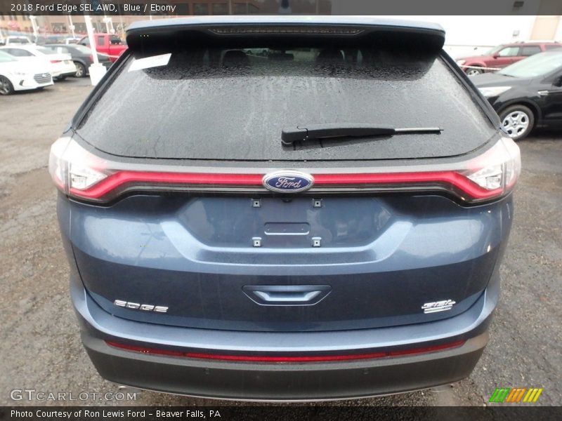 Blue / Ebony 2018 Ford Edge SEL AWD