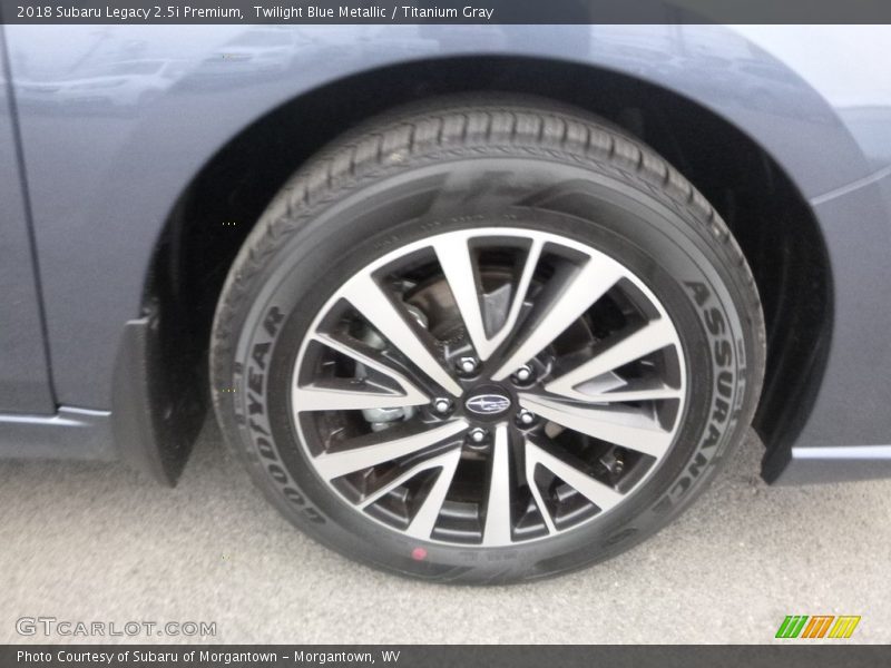 Twilight Blue Metallic / Titanium Gray 2018 Subaru Legacy 2.5i Premium