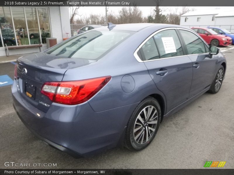 Twilight Blue Metallic / Titanium Gray 2018 Subaru Legacy 2.5i Premium