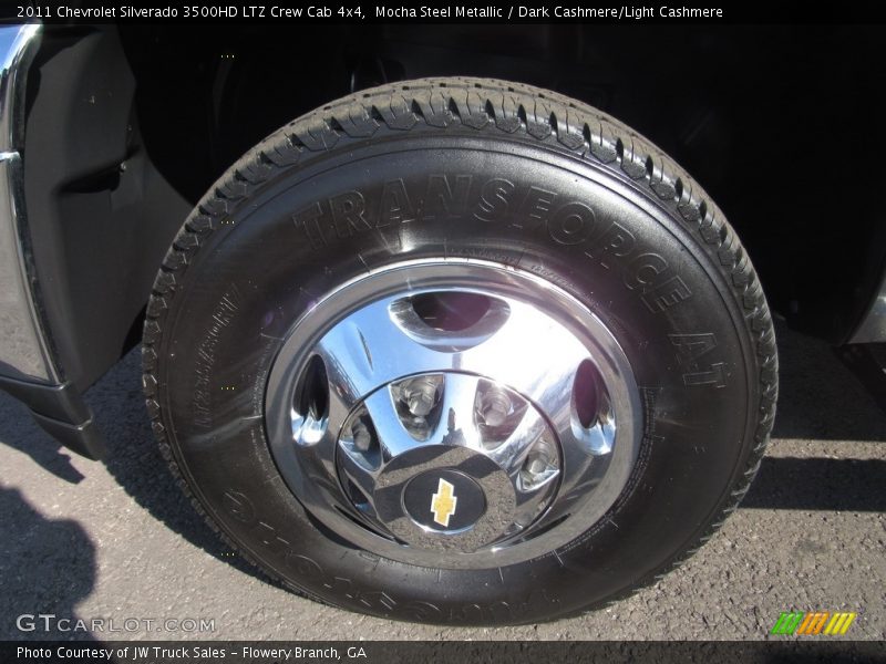 Mocha Steel Metallic / Dark Cashmere/Light Cashmere 2011 Chevrolet Silverado 3500HD LTZ Crew Cab 4x4