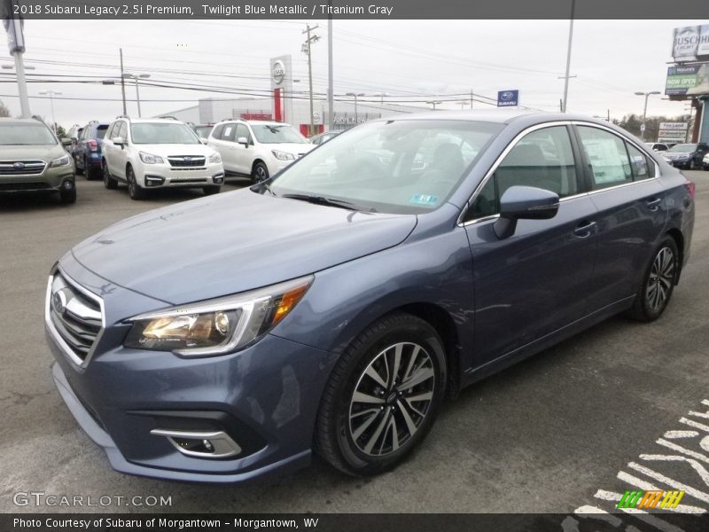 Twilight Blue Metallic / Titanium Gray 2018 Subaru Legacy 2.5i Premium