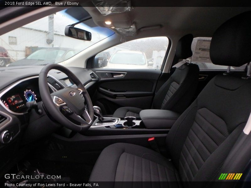 Blue / Ebony 2018 Ford Edge SEL AWD